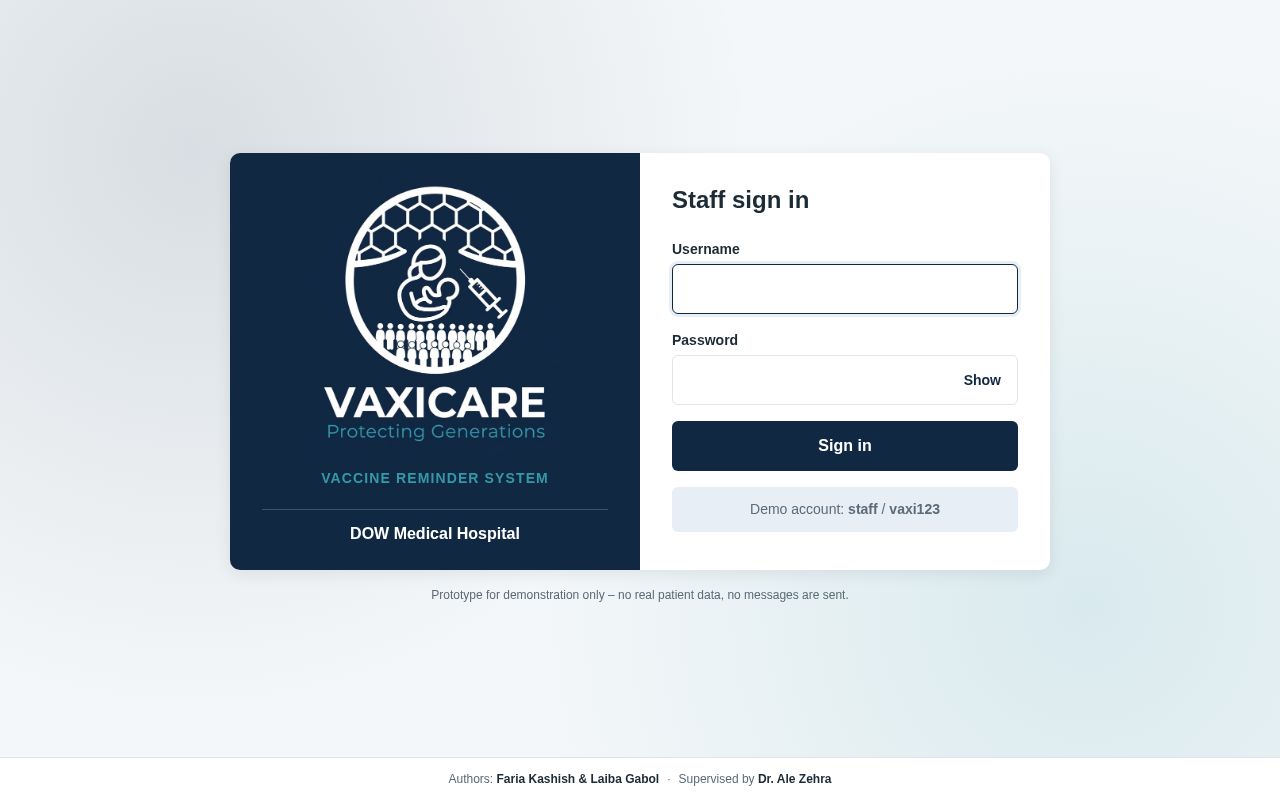Preview of VaccineReminderPrototype