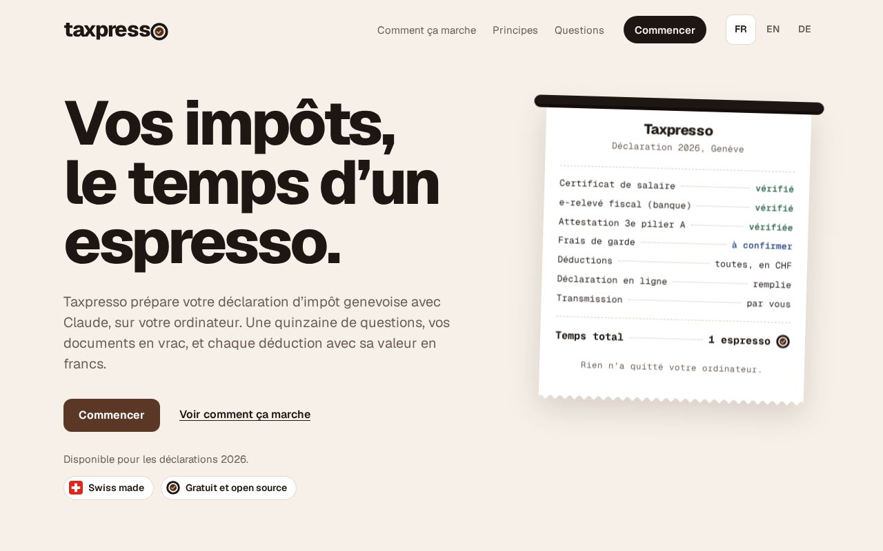 Preview of Taxpresso