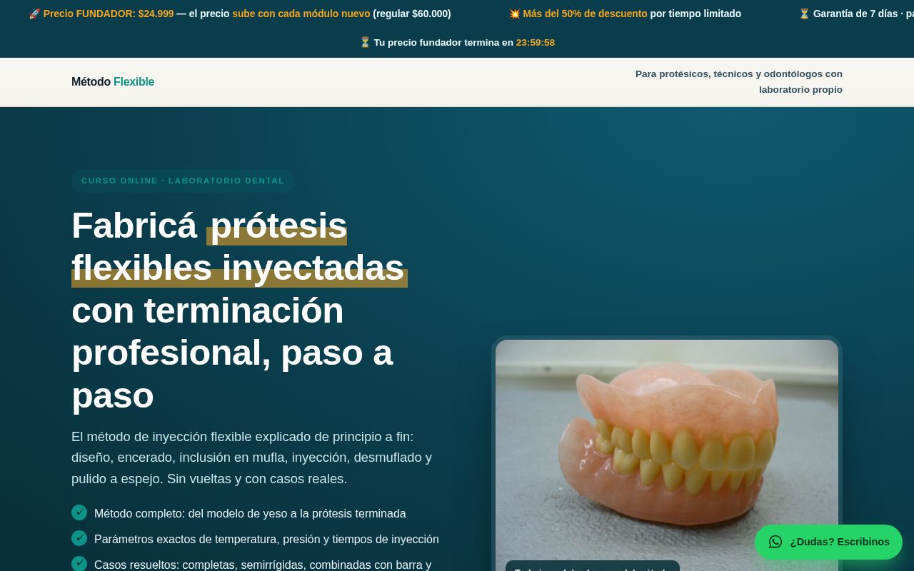 Preview of Curso Protesis Flexible