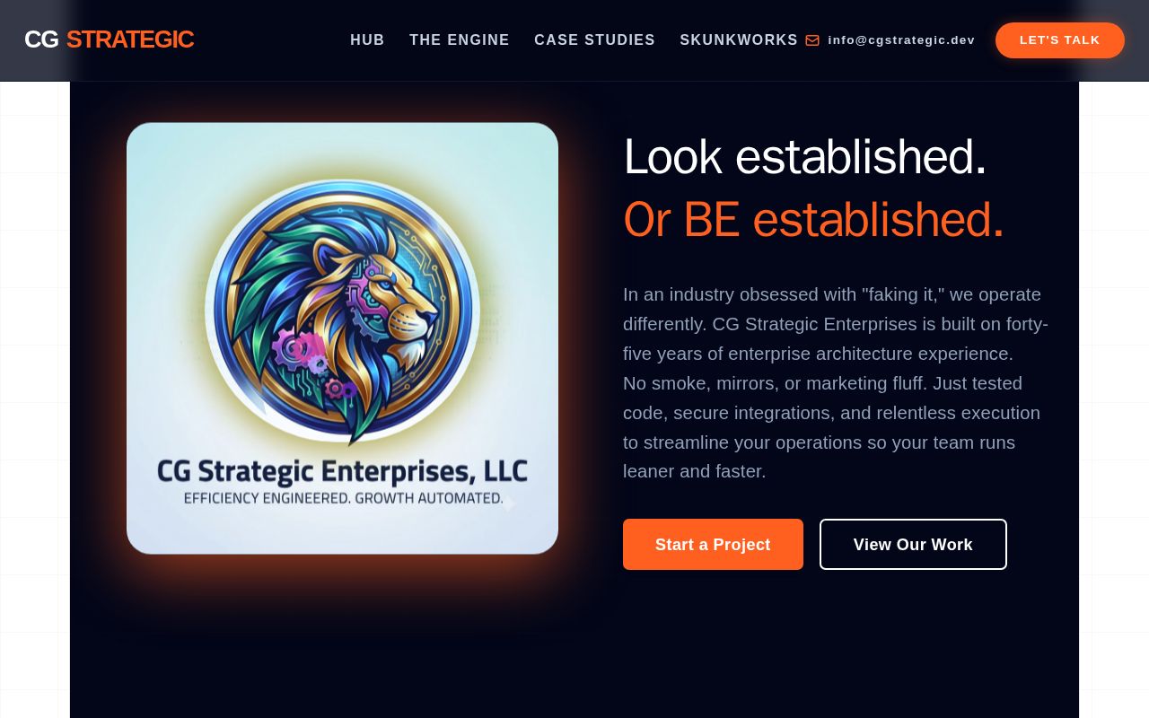Preview of Cg Strategic Enterprises