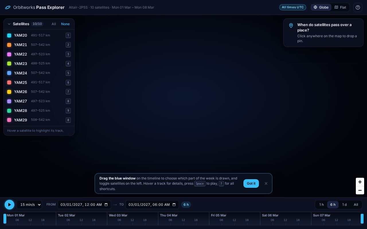 Preview of Orbitworks Pass Explorer