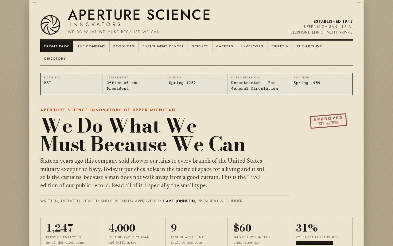Preview of Aperturescienceinnovators Site