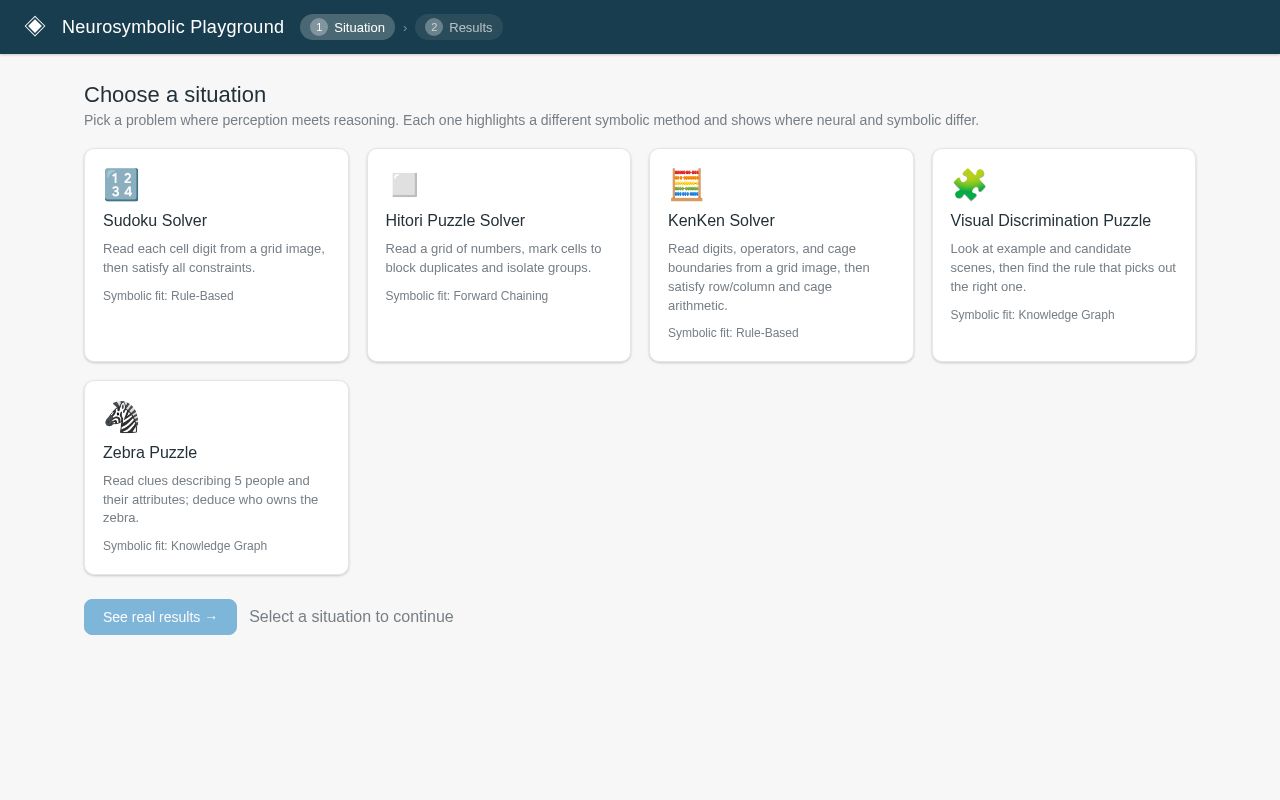 Preview of Neurosymbolic Playground