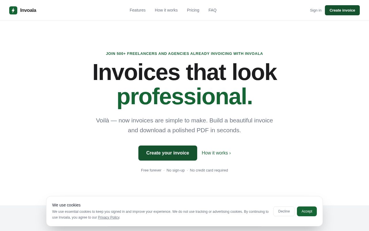 Preview of Invoala