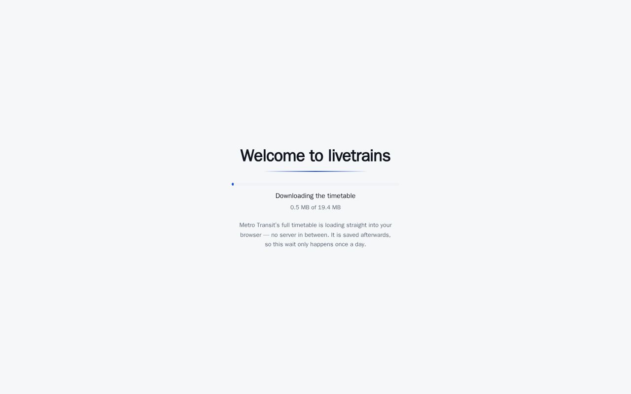 Preview of Livetrains