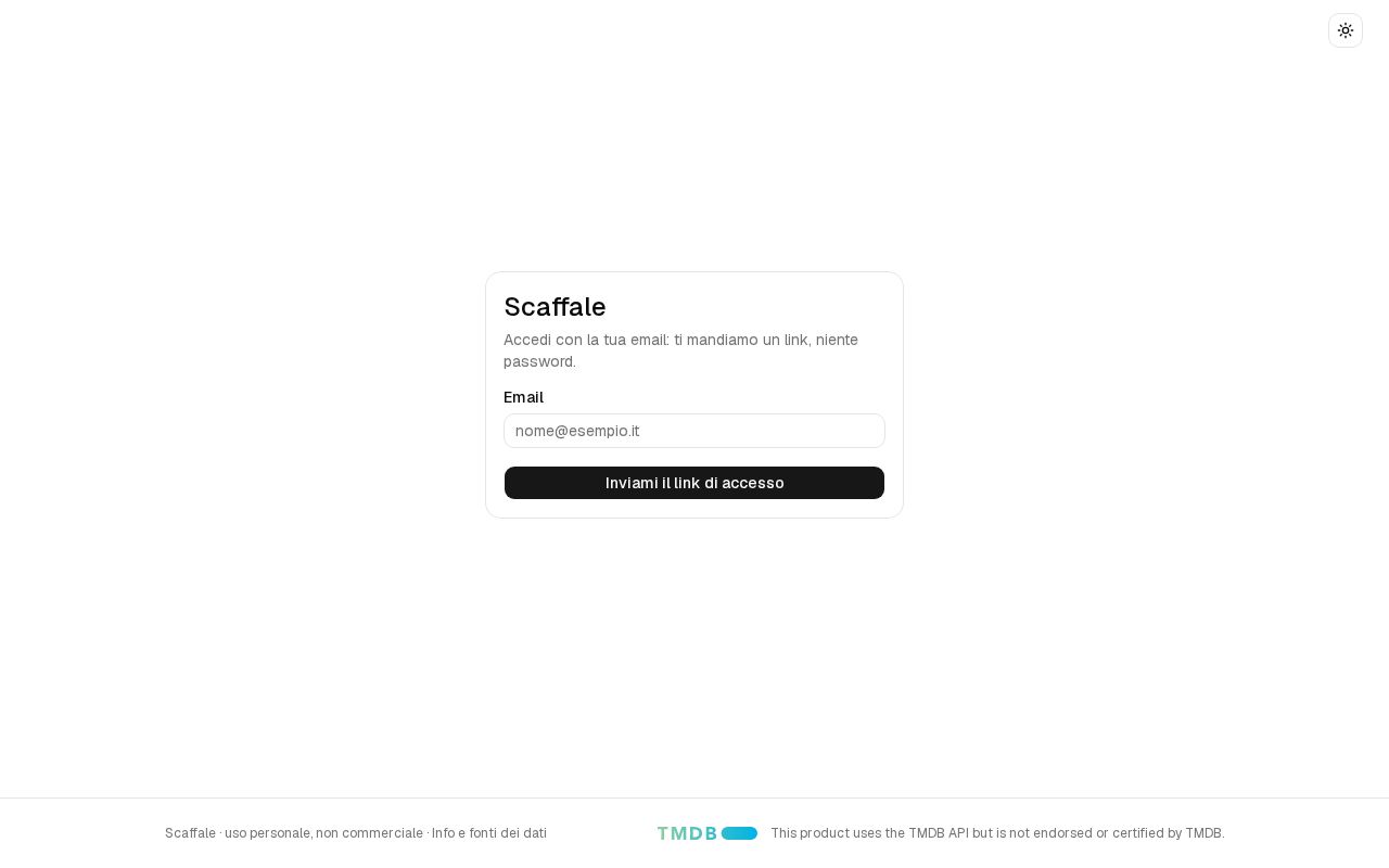 Preview of Scaffale