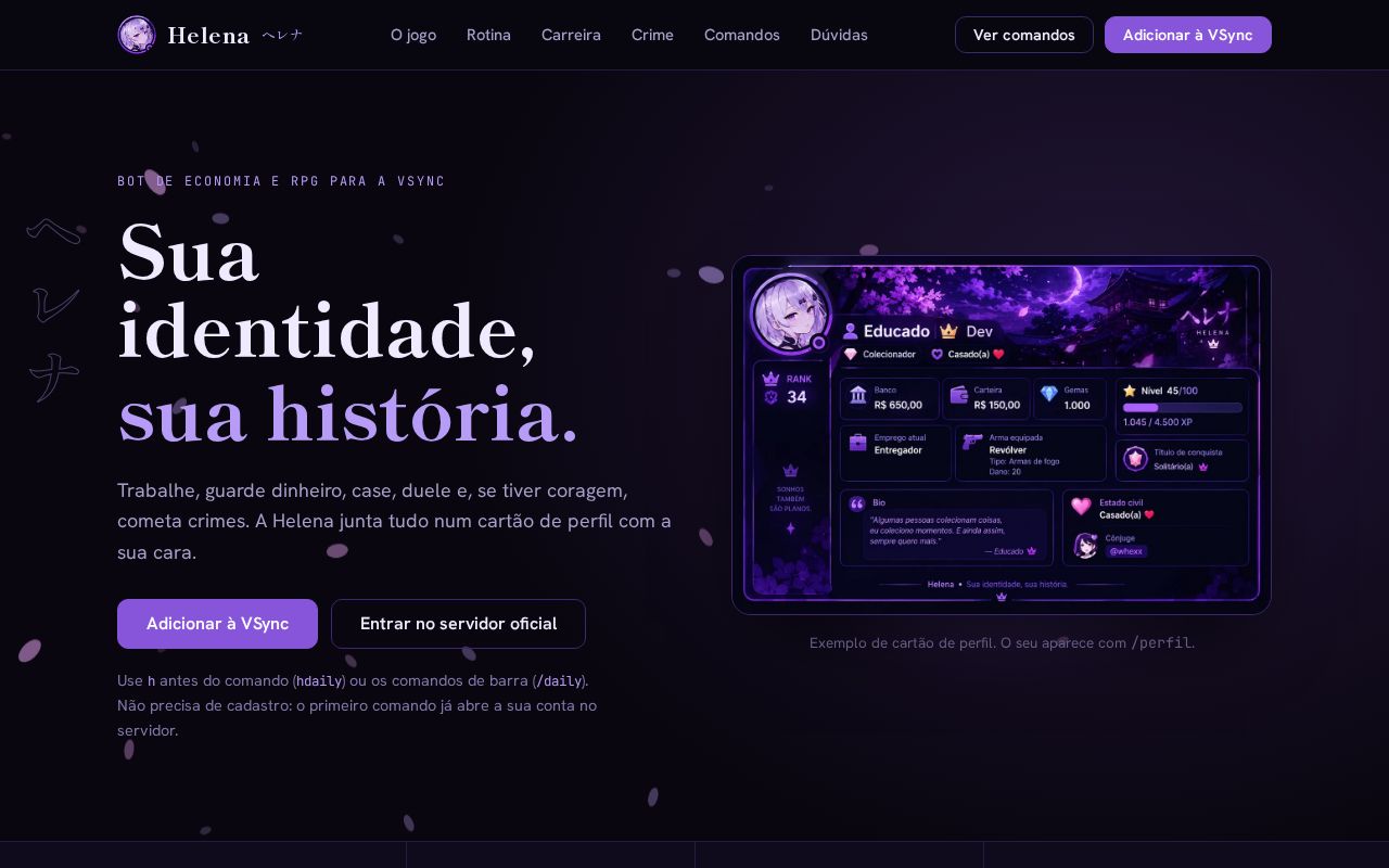 Preview of Helena para VSync