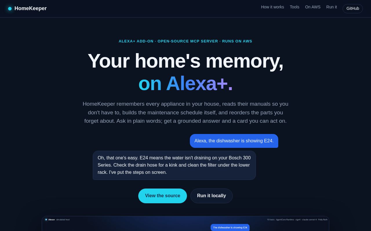 Preview of Homekeeper Alexa