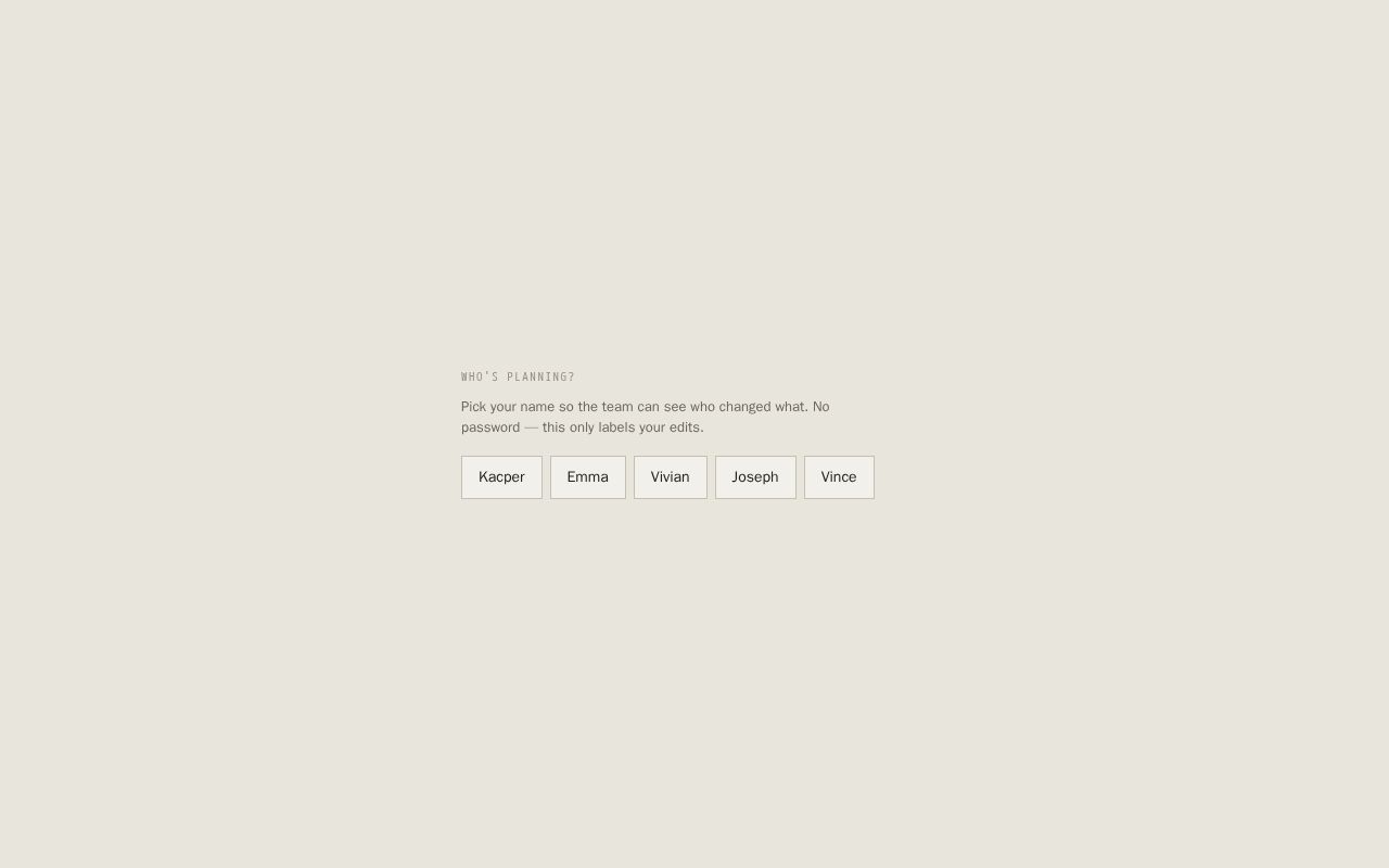 Preview of Voorhees Mall Planner