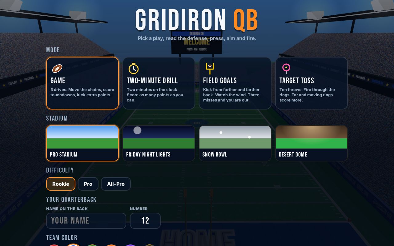 Preview of Gridiron QB
