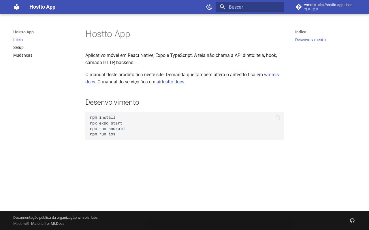 Preview of Hostto App Docs