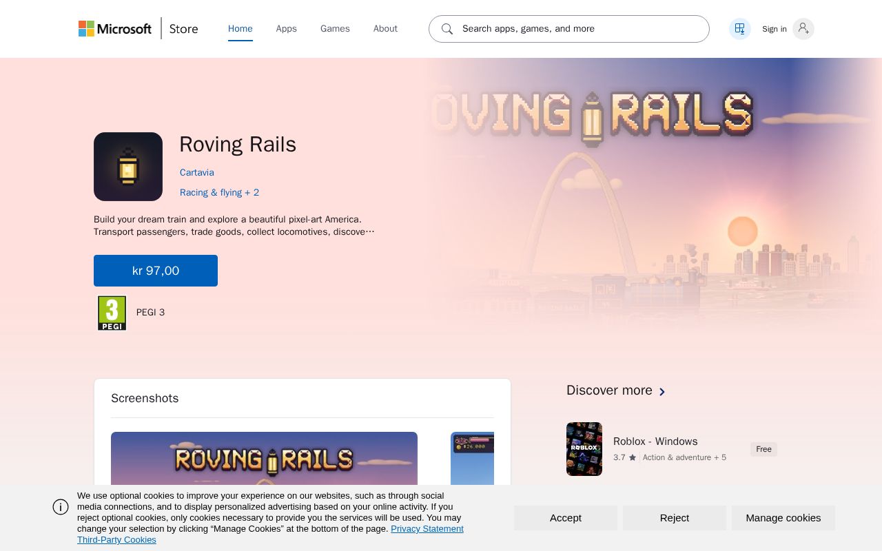 Preview of Roving Rails - Download and play on Windows | Microsoft Store