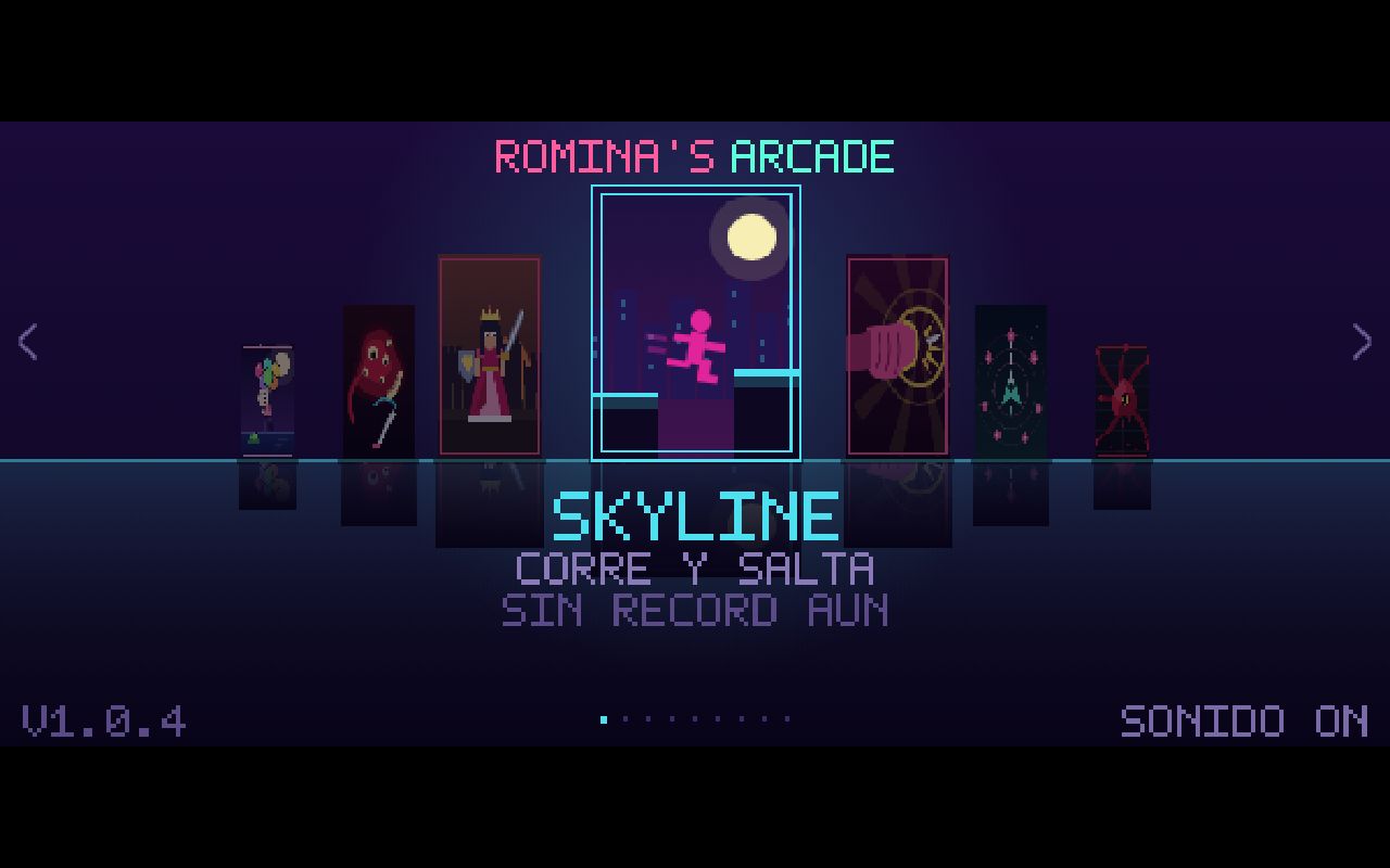Preview of Arcade de 9 juegos en canvas puro, sin dependencias y 100% offline