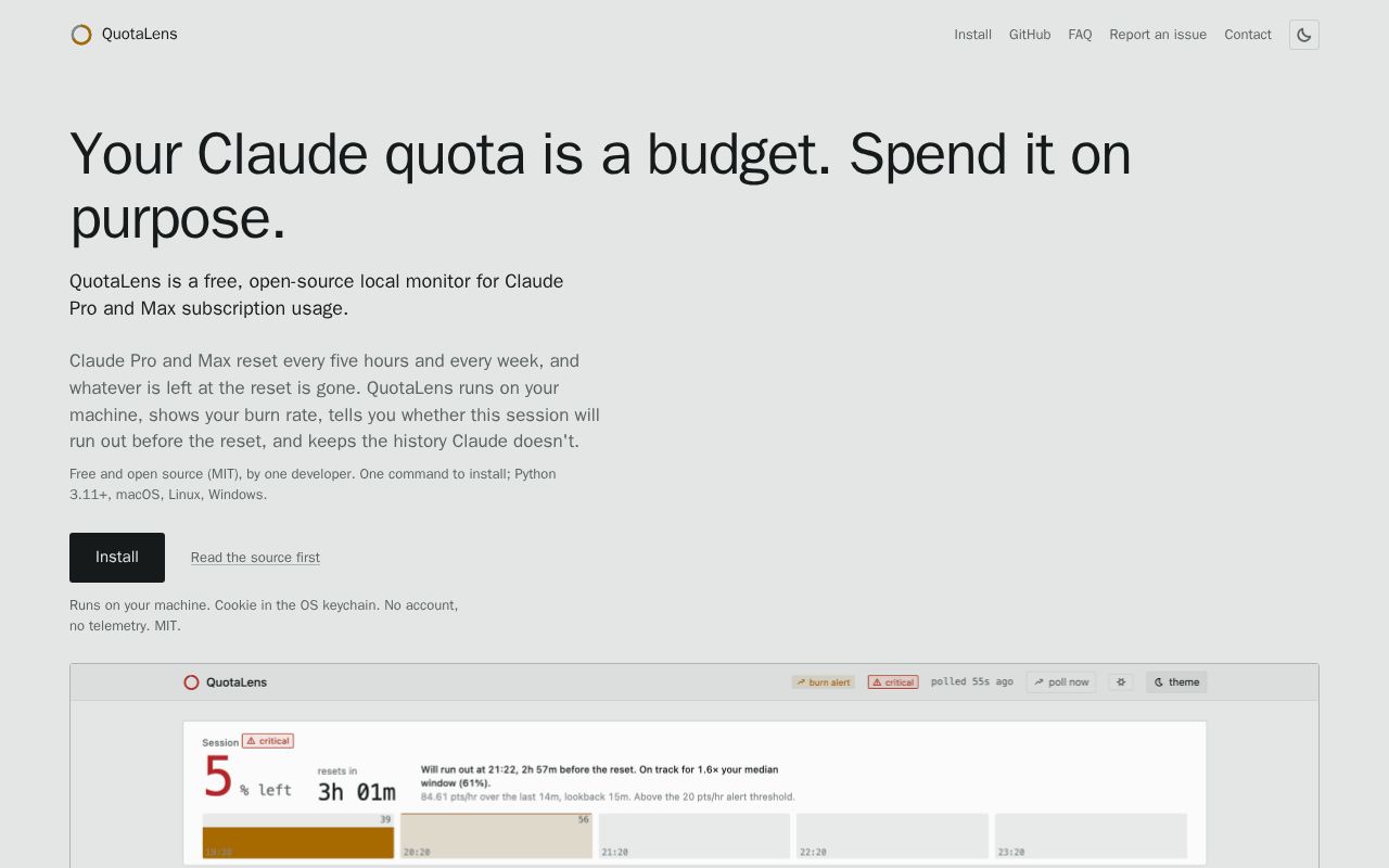 Preview of Quotalens