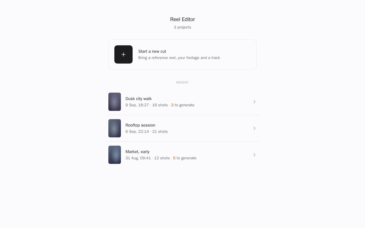 Preview of Video Editor