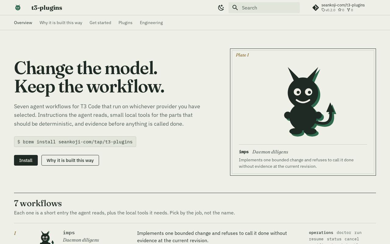 Preview of T3 Plugins