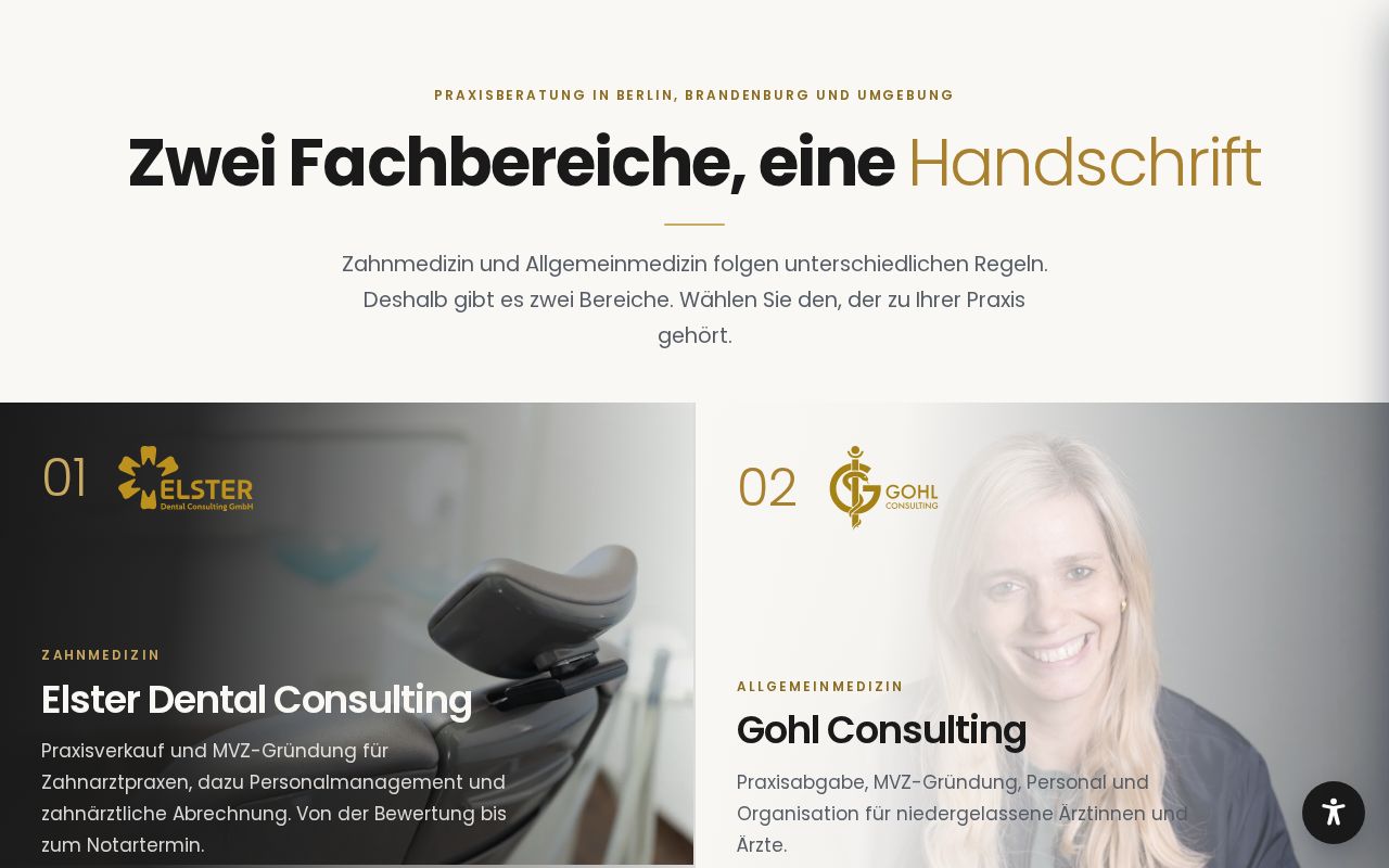 Preview of Gohl Website