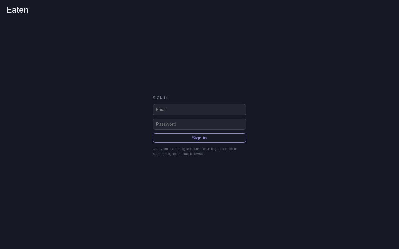 Preview of Eaten food/nutrition tracker (eaten.plantalog.com)