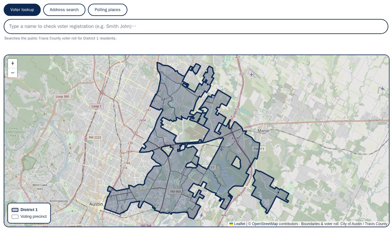 Preview of District1 Map