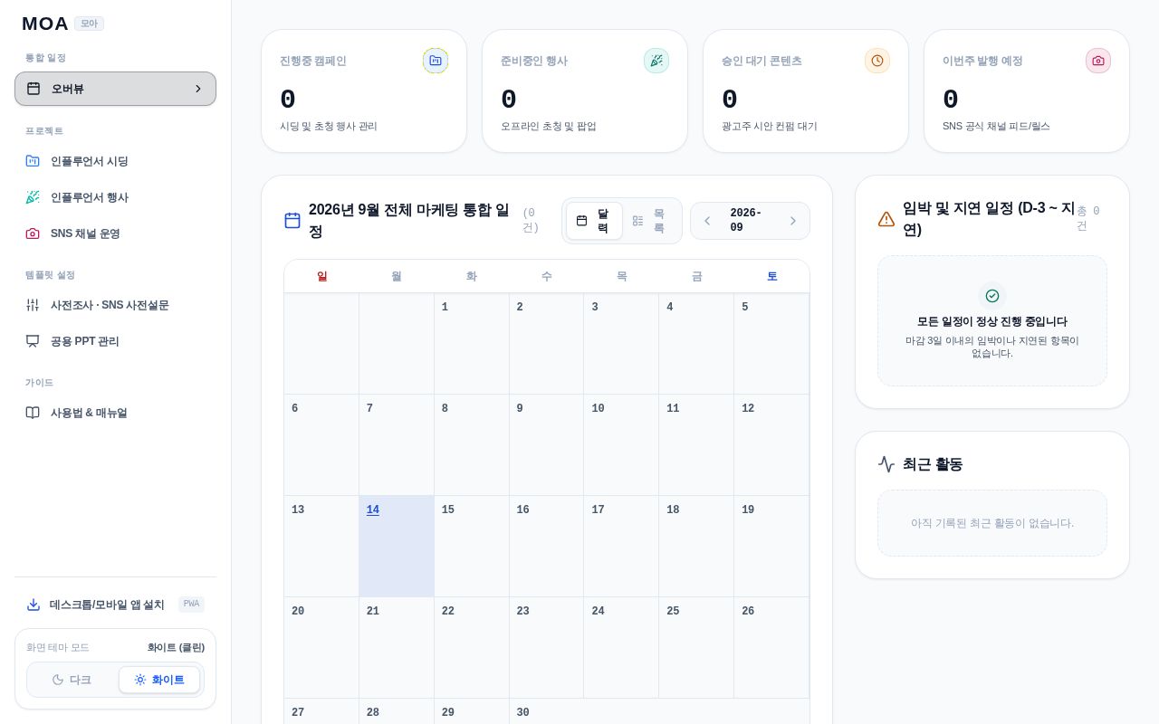 Preview of Marketing Dashboard