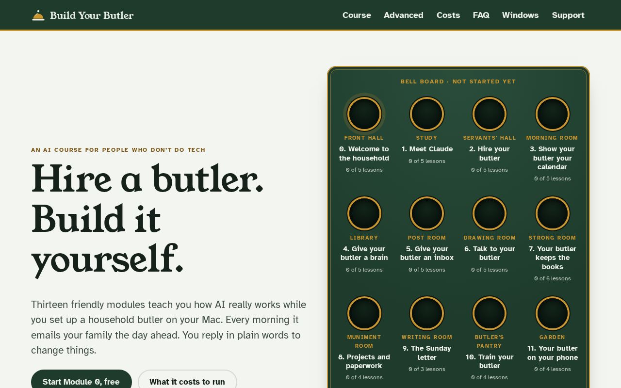 Preview of Build Your Butler
