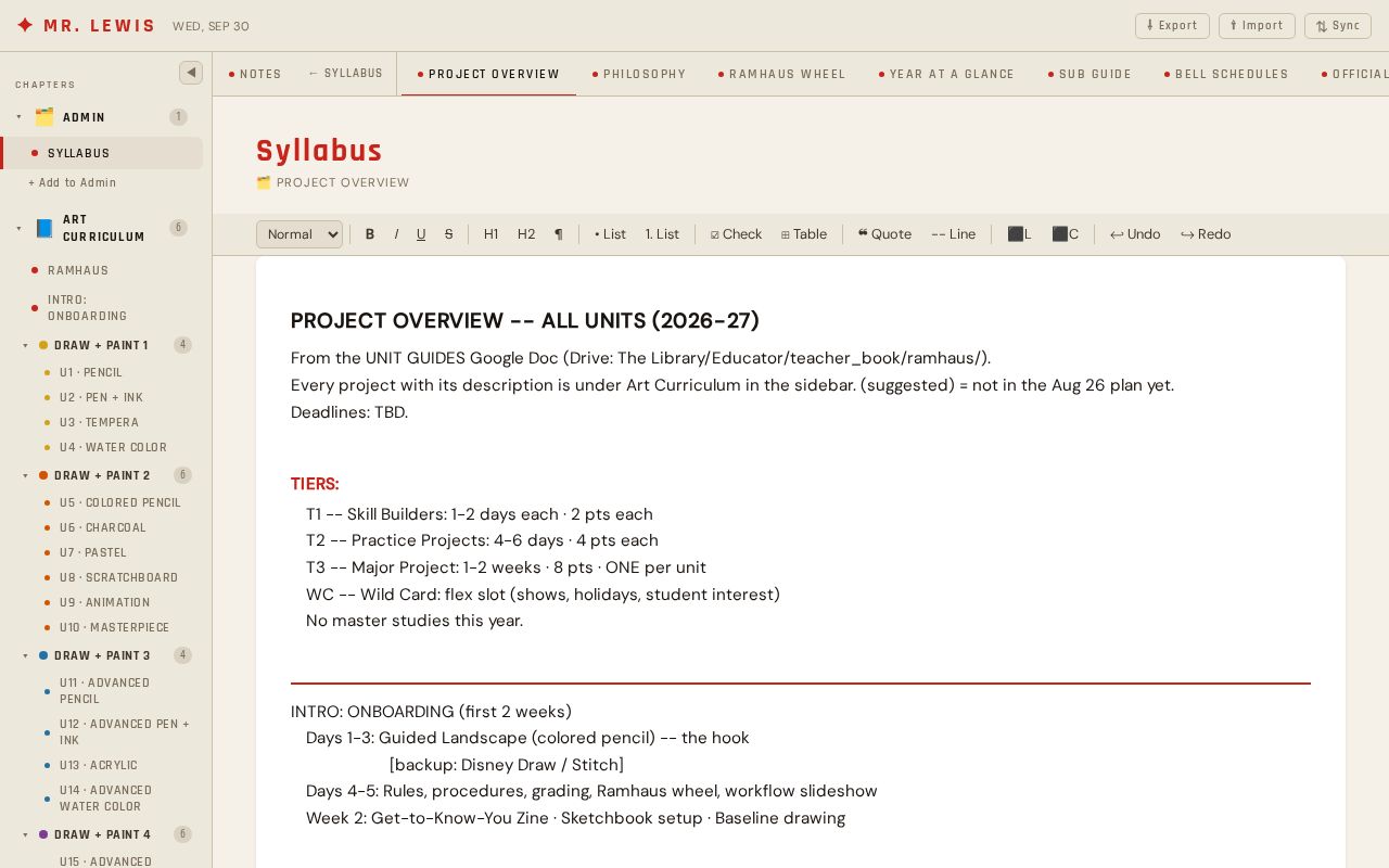 Preview of Teacher Book