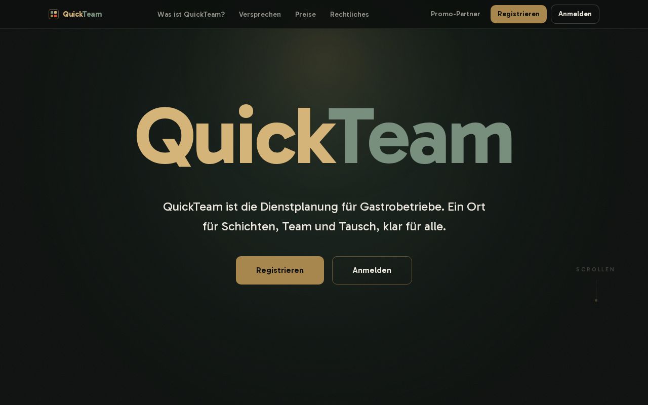 Preview of QuickTeamFront