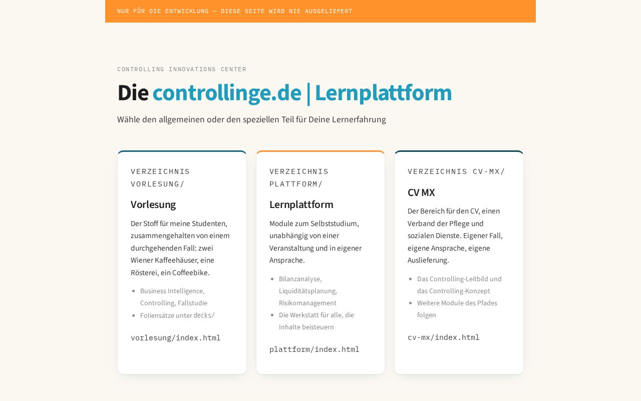 Preview of Lectures Controlling Bi