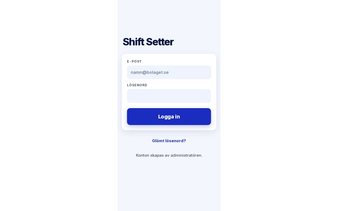 Preview of Shift Setter
