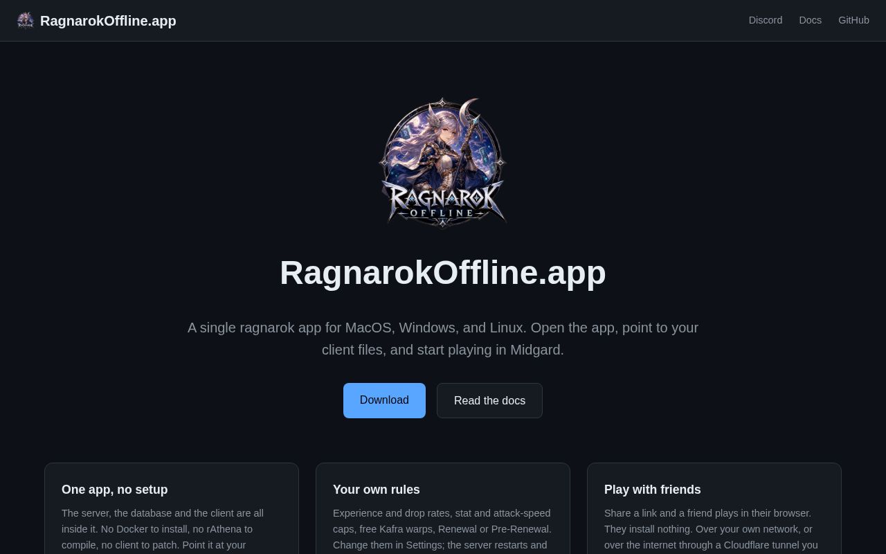 Preview of Ragnarokoffline App