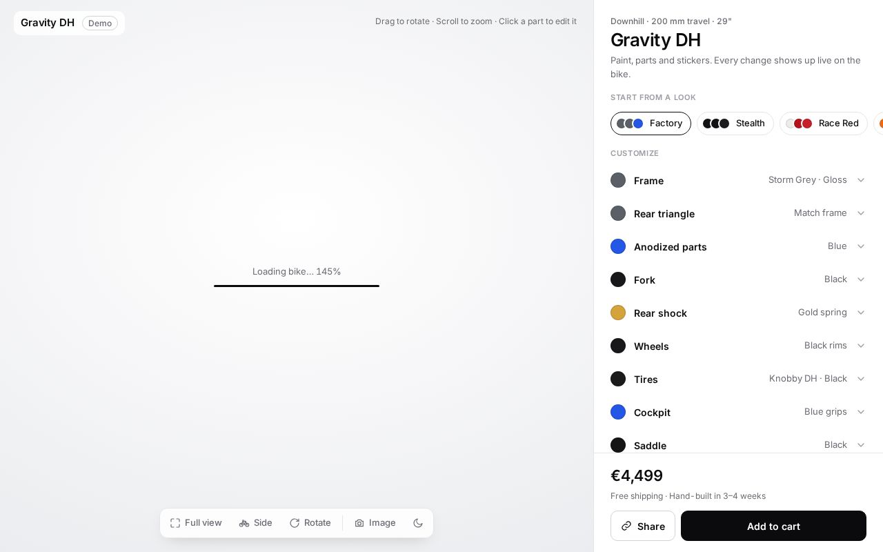 Preview of Bike Configurator 3d