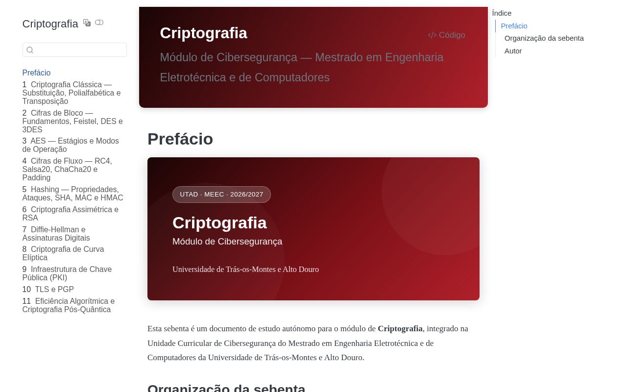 Preview of Sebenta Cripto
