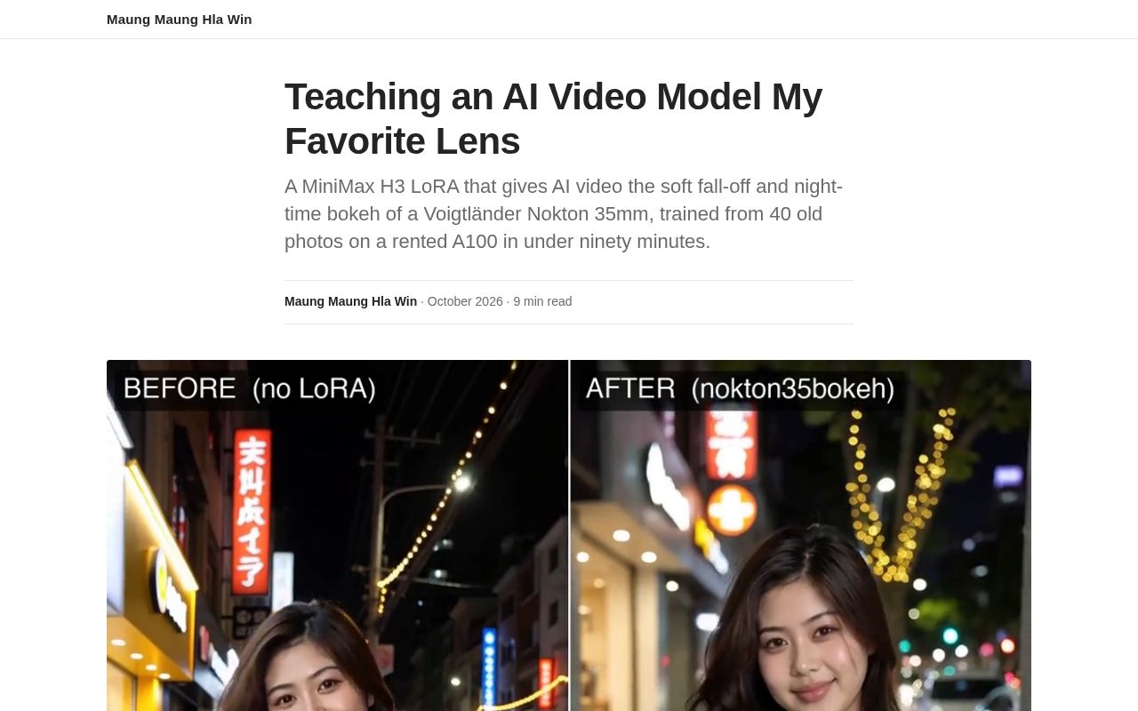 Preview of Nokton35bokeh Lora