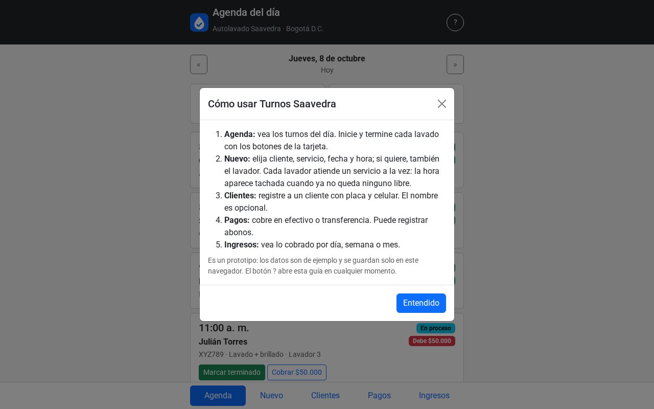 Preview of Turnos Saavedra Prototipo
