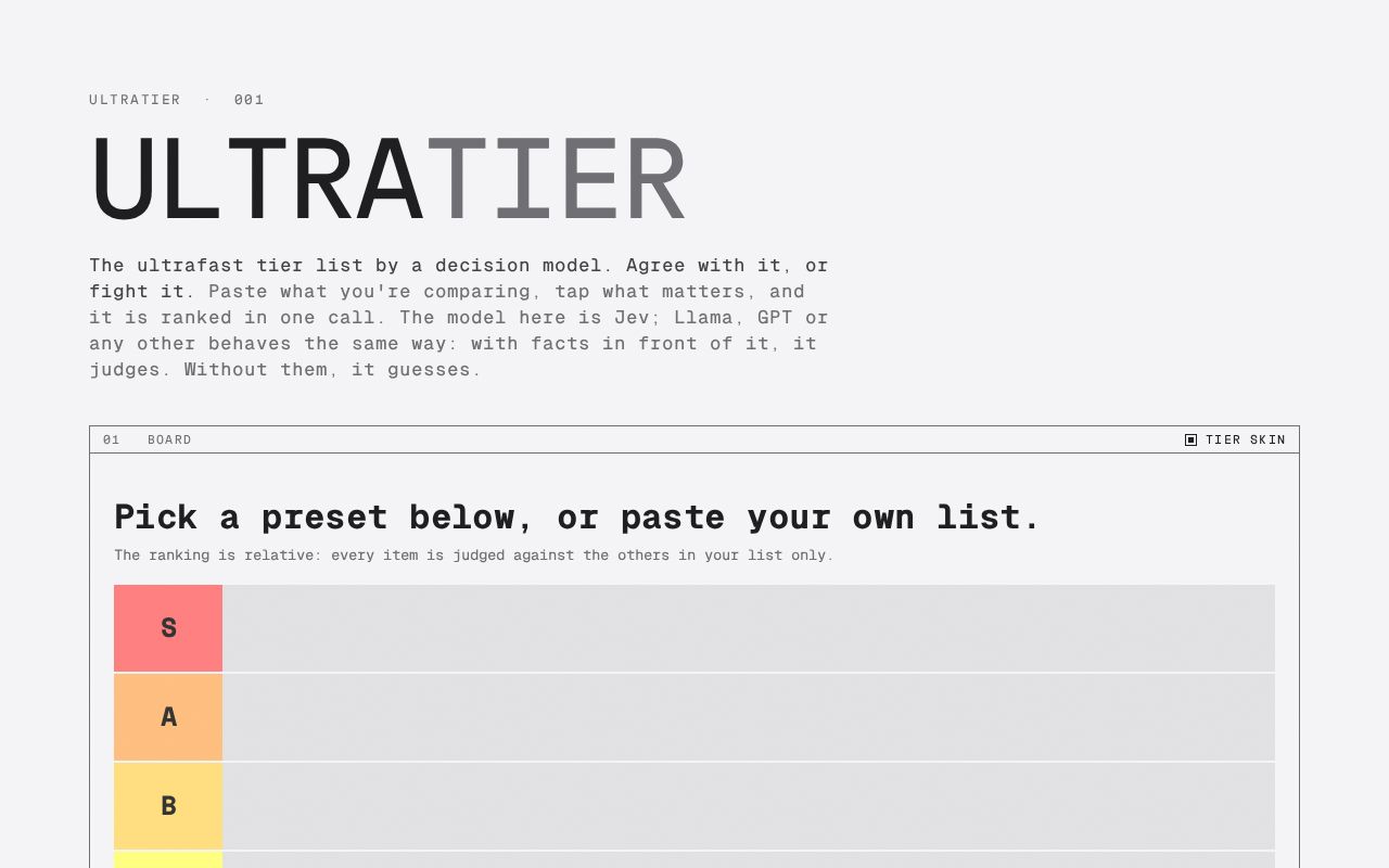 Preview of Ultratier Github Io