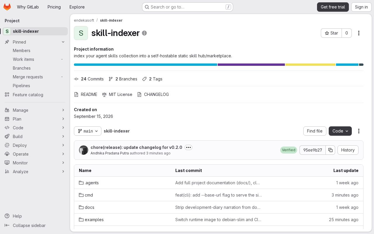Preview of Skill Indexer