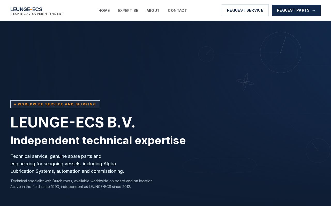 Preview of LEUNGE-ECS B.V.: Technical Service, Parts & Engineering