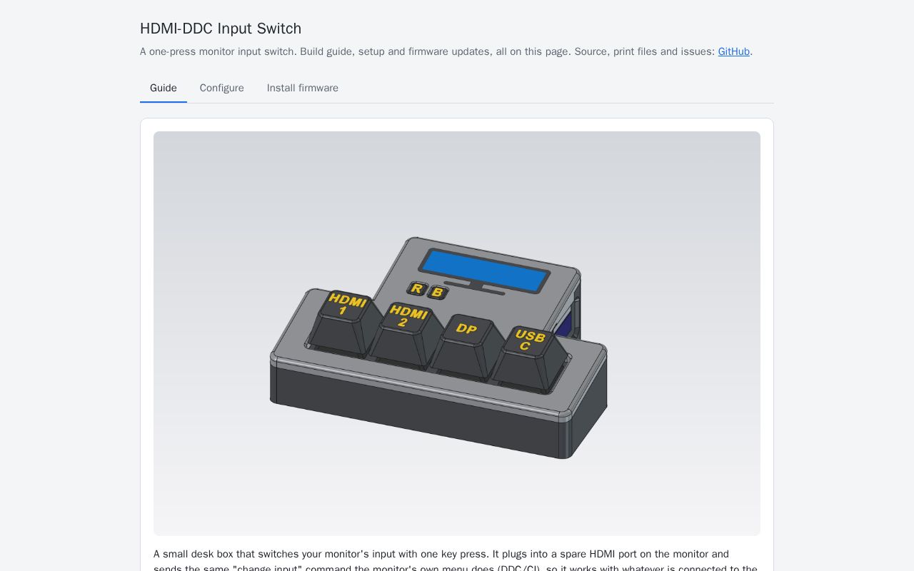 Preview of Hdmi Ddc Input Switch