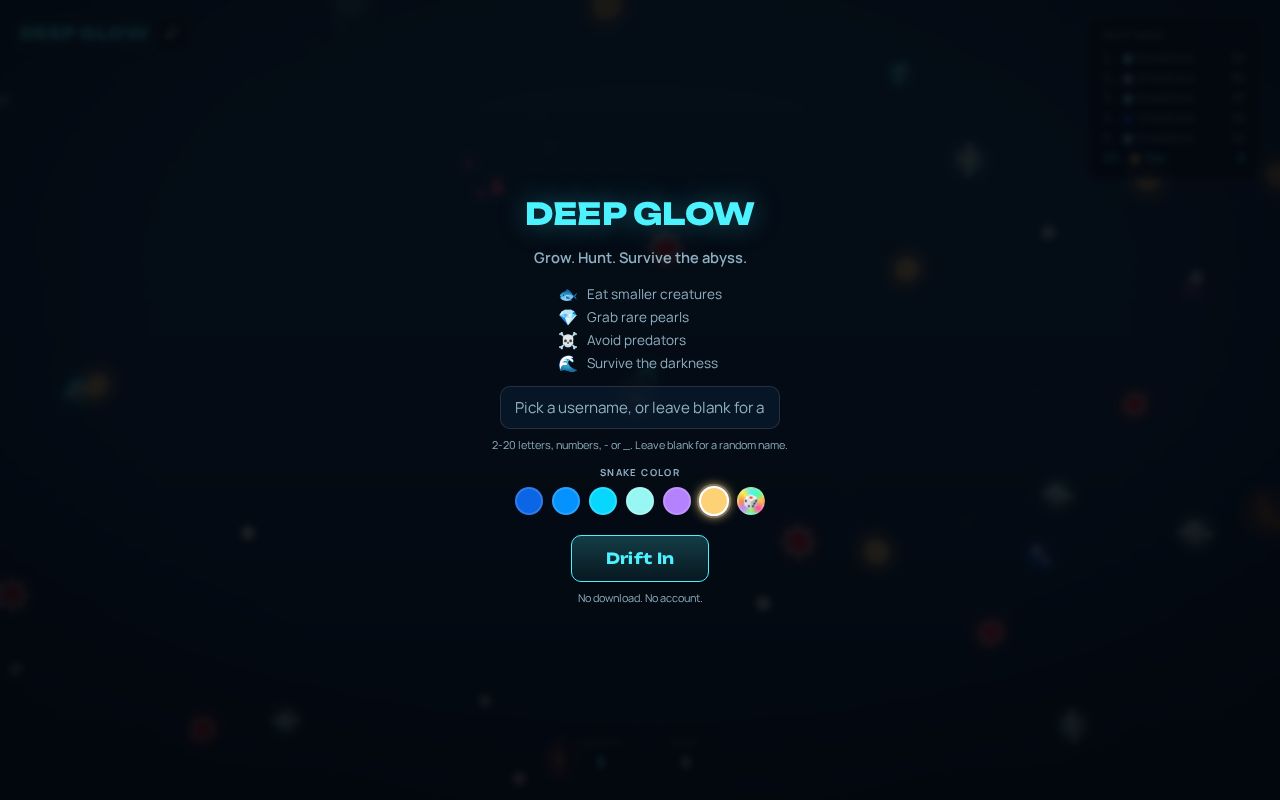 Preview of Deepglow Website