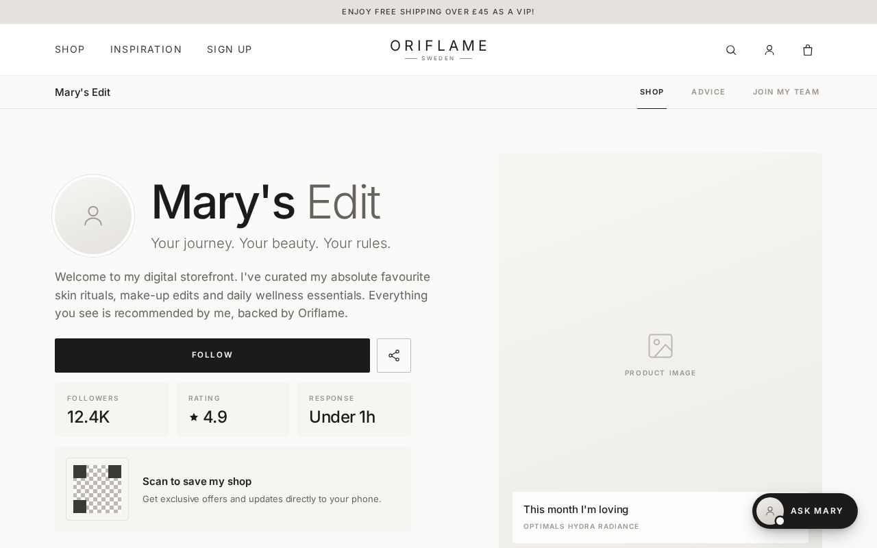 Preview of Oriflamestorefront