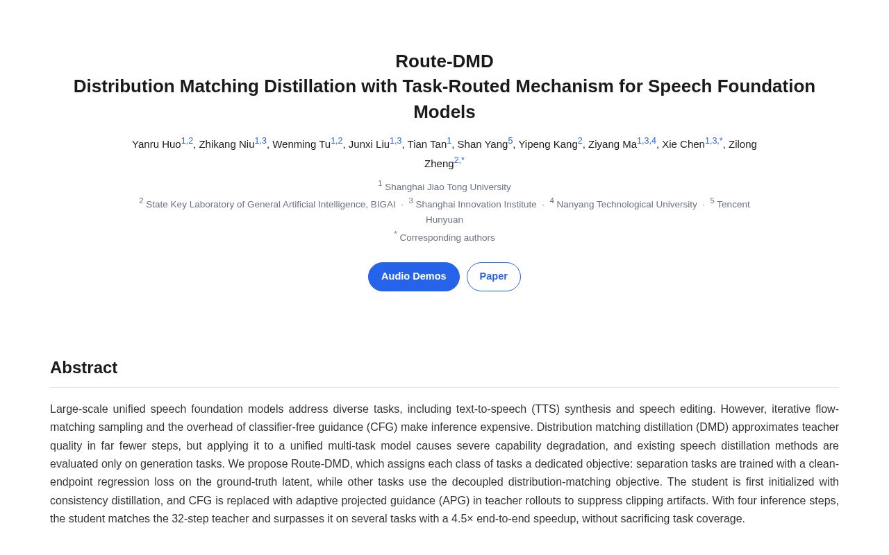 Preview of Route-DMD demo page