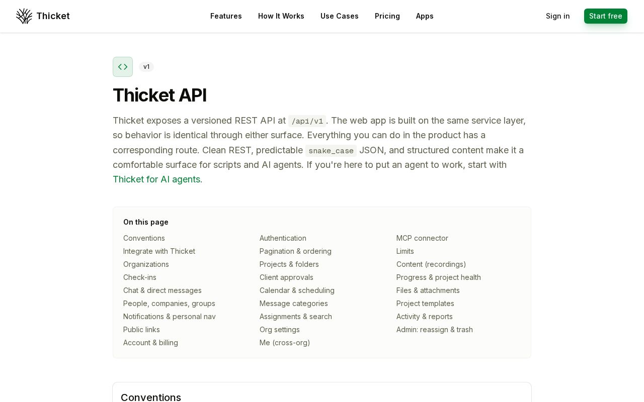 Preview of Thicket Sdk