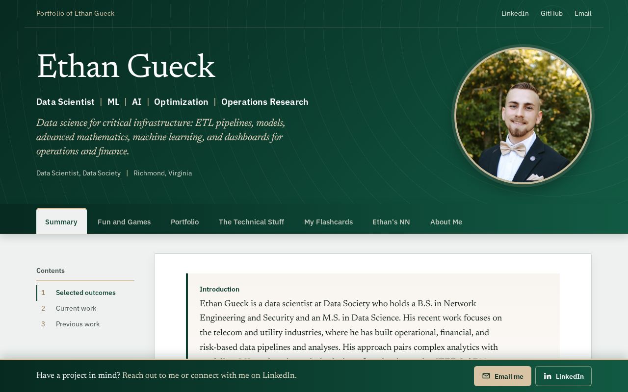Preview of Ethan Gueck Github Io