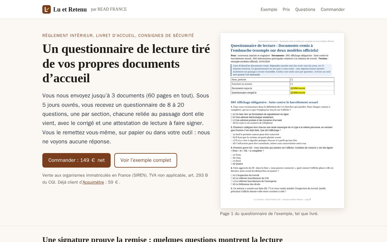 Preview of Lu Et Retenu