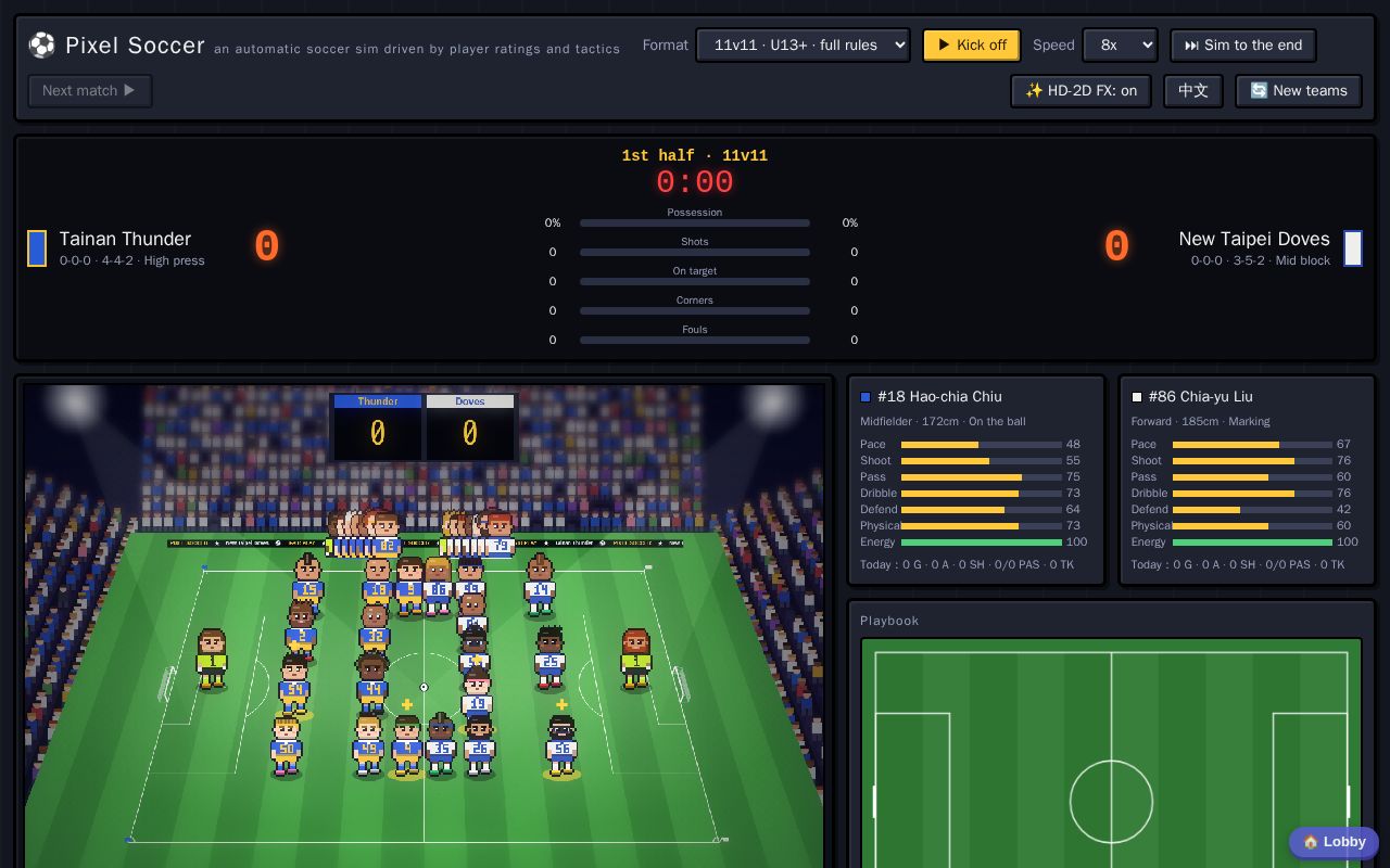 Preview of Pixel Soccer