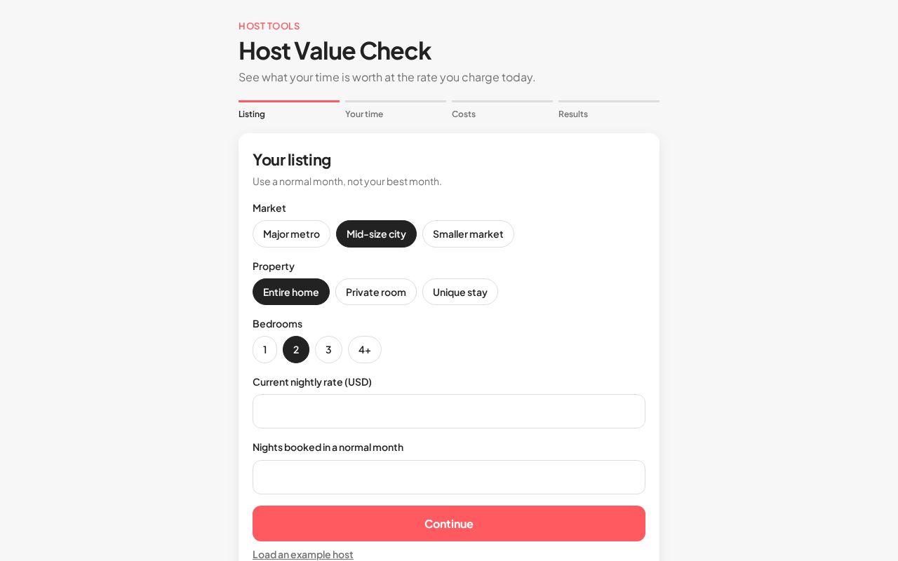 Preview of Host Value Check