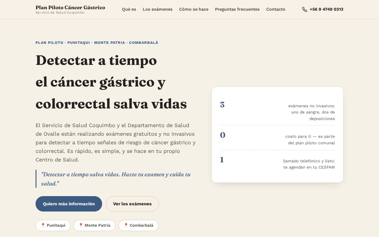 Preview of Plan Gastrico Landing