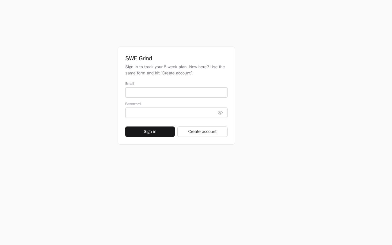 Preview of Dashboard for SWEs who want to grind their way towards a better position/role