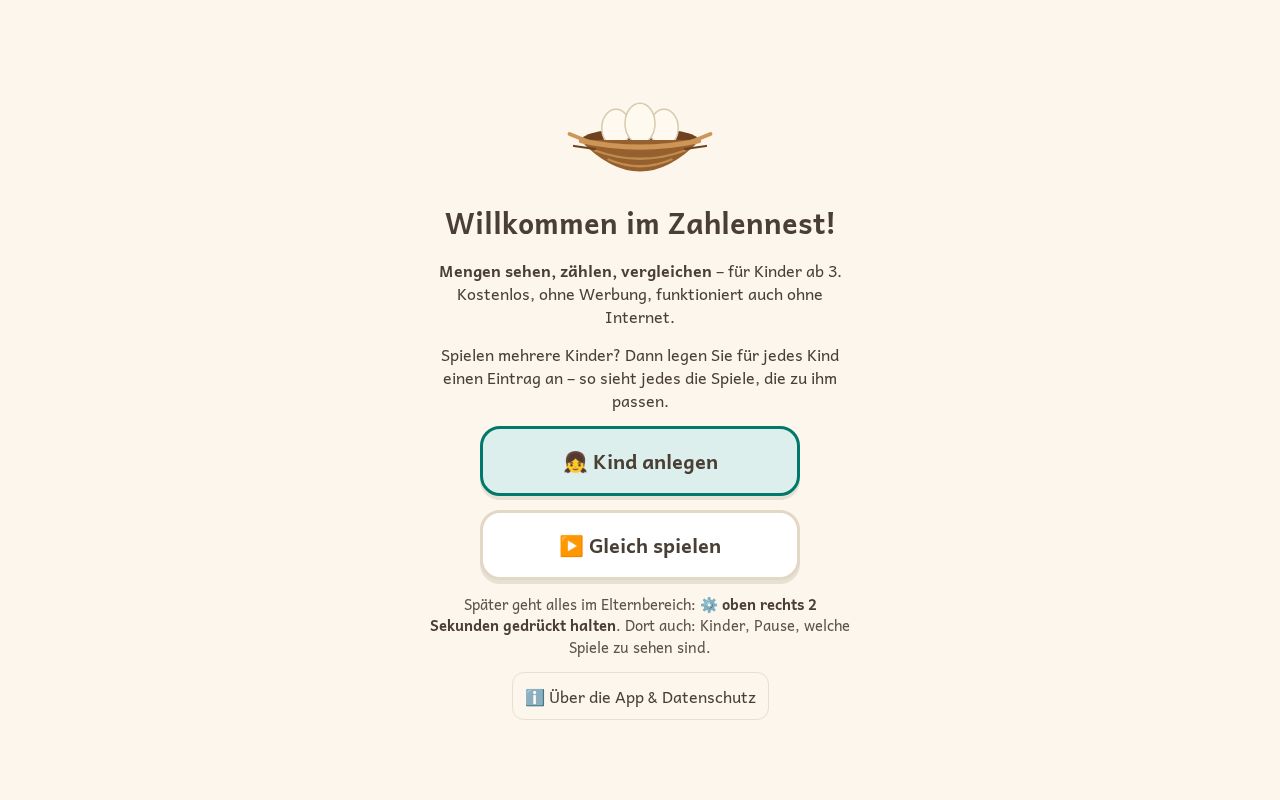 Preview of Zahlennest
