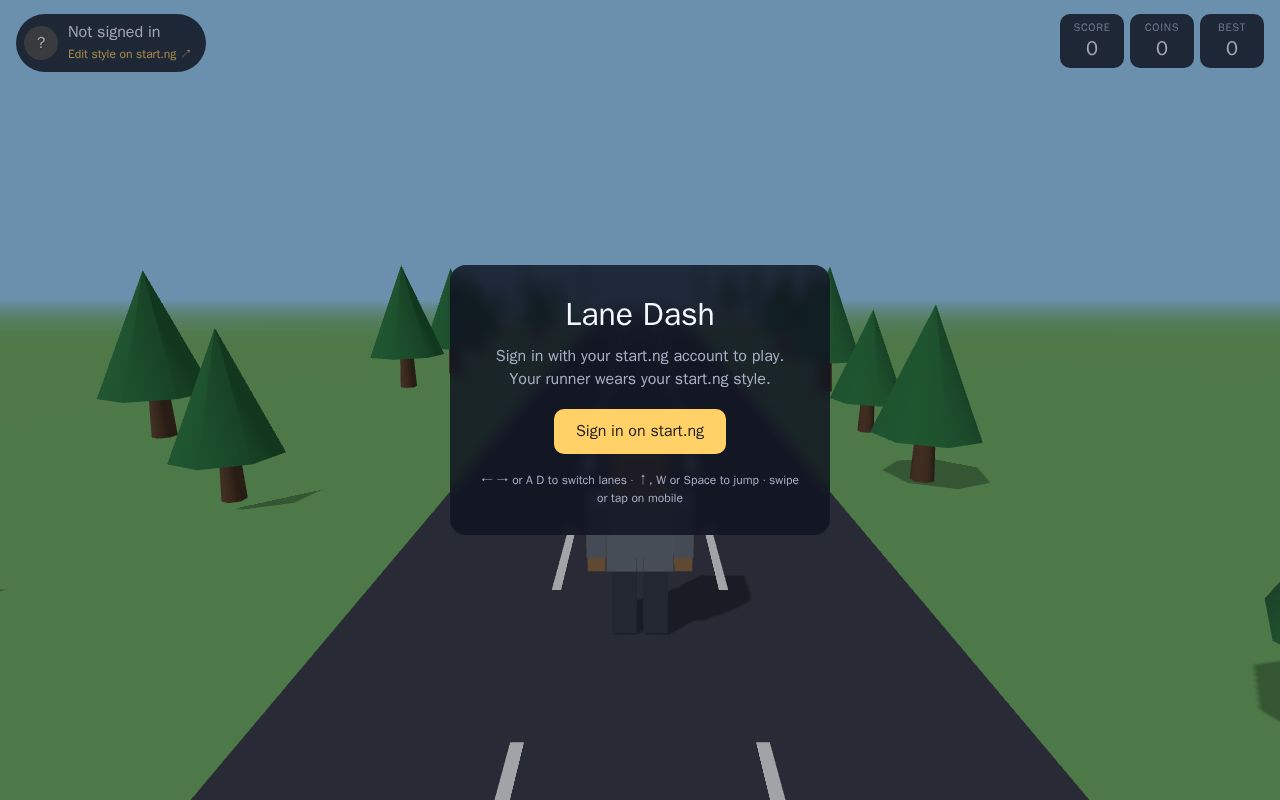 Preview of Lane Dash